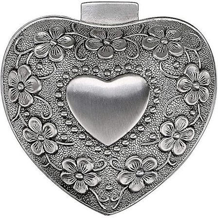 Metal Smykkeskrin Antik Smykkeskrin Hjerteformet Lille Opbevaringsboks