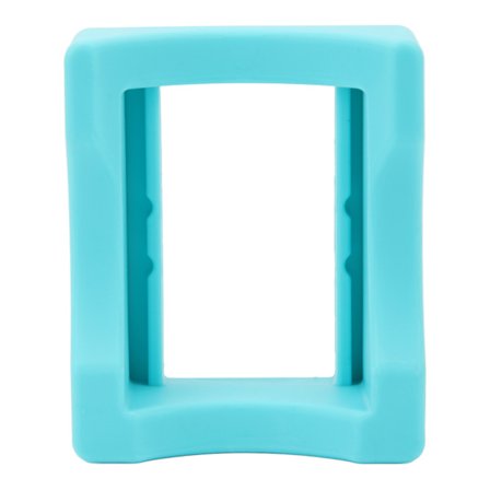 Halkskyddande Silikonkopphållare med Inbyggd Spår för Flaskdekorering Blå