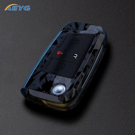 ABS Karbonfiber Bilnøkkel Deksel Fob For VW Volkswagen Golf 7 MK7 Tiguan MK2 For SEAT Ateca Leon FR 2 Ibiza For Skoda Octavia