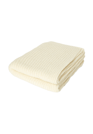 Åhléns Home Pläd ALBA 130x170 cm Filtar & plädar Vit ONESIZE