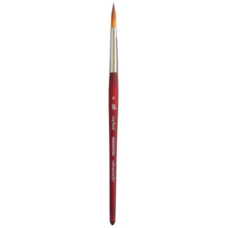 Velvetouch Synthetic Brush short handle Long Rund st 8