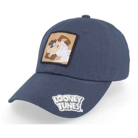 Looney Tunes - Blauw unconstructed Cap - Taz Navy Dad Cap @ Hatstore