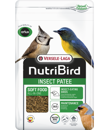 Versele-Laga - NutriBird Insektspatee 250g - Fuglemat & fuglefôr - Insektsfôr - ZOO.no