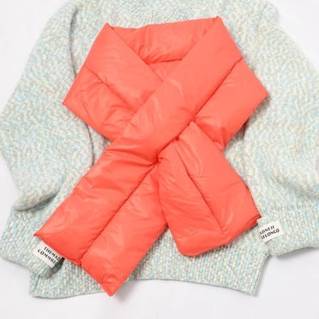 Solid Winter naisten huivi lämmin puuvillainen huivi ORANSSI Orange