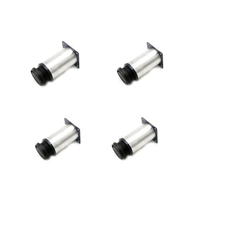 Justerbara Möbelben i Rostfritt Stål