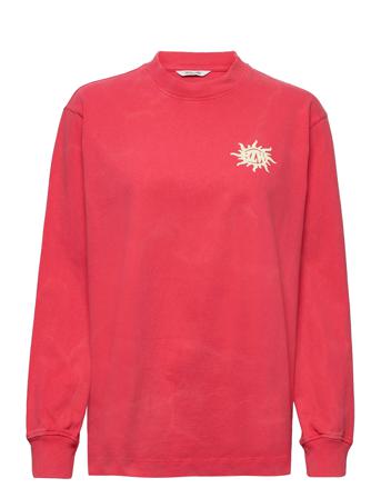 W. Luring Logos Ls Sweat-shirt Genser Rød HOLZWEILER