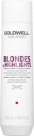 GOLDWELL Blonde & Highlights Anti-Yellow Shampoo 300 ml, Hår, Shampoo, Hårshampoo