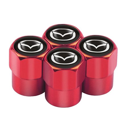 4 stk. Bilhjul Dæk Ventil Hætter Stamme Etui Med Logo Auto Styling Til Mazda 2 3 6 5 Axela Atenza CX 5 CX3 323 Emblemer Tilbehør