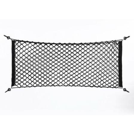 90x40cm musta muovinen nylon auton säilytyslaukku kuorma-auton takakuormaverkko matkatavaroiden organizer koukkupussi