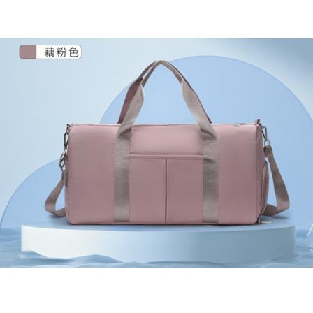 Ryggsäck Bagageväska Multifunktionell Neutral resväska Enfärgad nylon Lotus Pink