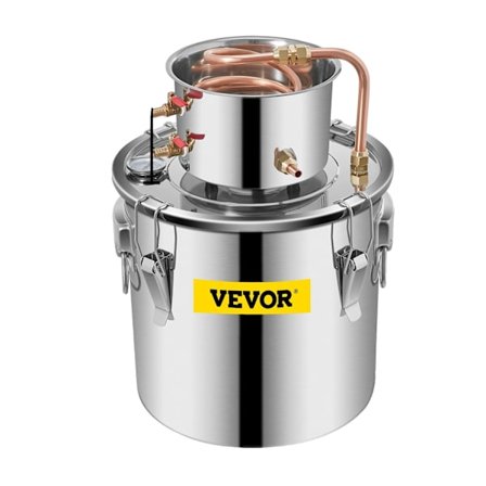 Alkohol Destillator, 2800W Effekt, Rostfritt Stål Konstruktion,5GAL
