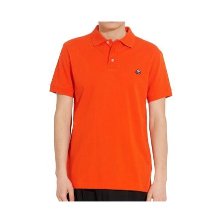 Moose Knuckles, M12Mt 712 797 polo t-shirt Oranje, Heren, Maat:M