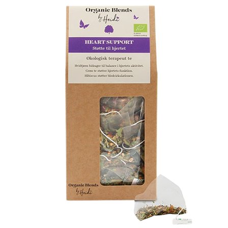 Organic Blends By Heidi Heart Support Te Ø 90 g, Helse & Madvarer, Te, Øvrig Te