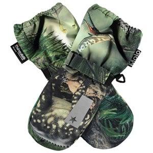 Molo Dino Forest Igor Mittens 3-5 Years - Gloves and mittens - 3-5 years - Green