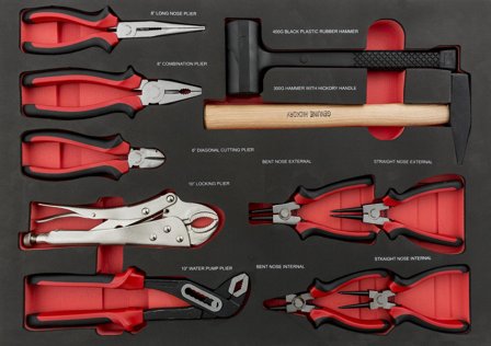 PELA 497995 Verktygssats 11 delar, Övriga handverktyg