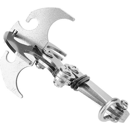 Mordely Grappling Hook Hook Multifunction Stainless Steel Claw For Outdoor Climbing