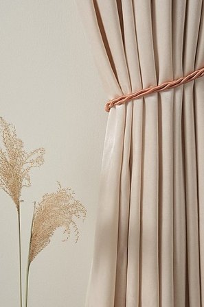 Jotex - Gardinomtag 2-pack Persika orange MANI - Köp Gardinomtag hos Jotex