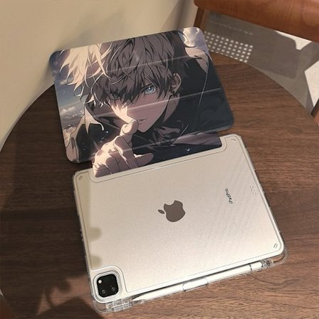 Stilrent skal för iPad 10 10.9" Vänster Pen Slot Tyst Gojo Satoru Sidopost