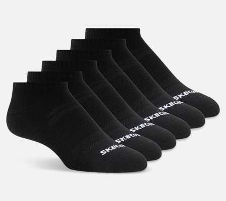 Skechers, 6-pack Core Ankelsockor, M, Dam