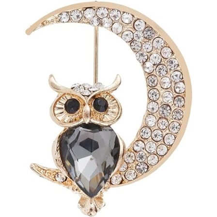Broche til kvinder Ugle Smykker Diamant Dyr Broche