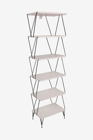 Hanah Home - Reol Balaban - Fyrretræ - Hvid - Bogreoler - Fra Homeroom