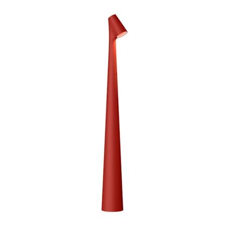 Elegant Slank Konisk Stam Bordslampa Bärbar & Dimbar Led Skulptural Ljus Dec Red