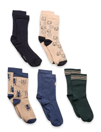 Minymo | Socks W. Pattern (5-Pack) | 15 8