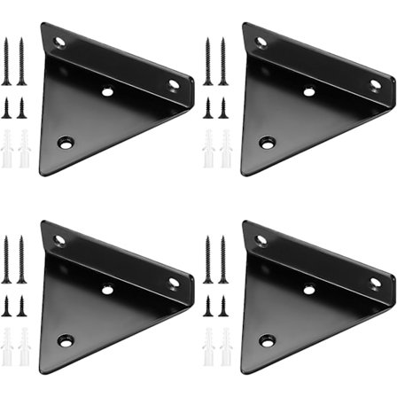 Flytande Hyllfästen, Osynliga Triangulära Väggfästen för Hyllor