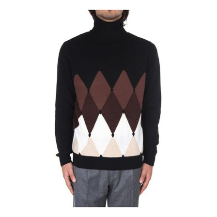 Ballantyne, Turtlenecks Zwart, Heren, Maat:L