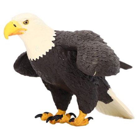 Naturtro Håndmalt Bald Eagle Ornament Pedagogisk Dekorasjon Prop