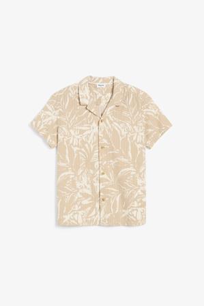 Mønstret skjorte | Lys beige | Barn | Kappahl