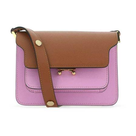 Marni Shoulder Bags Pink, Dame Skuldertasker, Størrelse: ONE Size