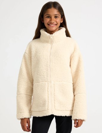 Lindex Jacket Pile - Cream - 170