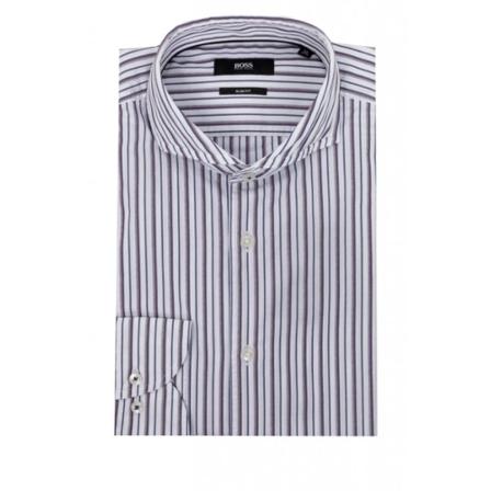 Hugo Boss, Shirt Wit, Heren, Maat:L