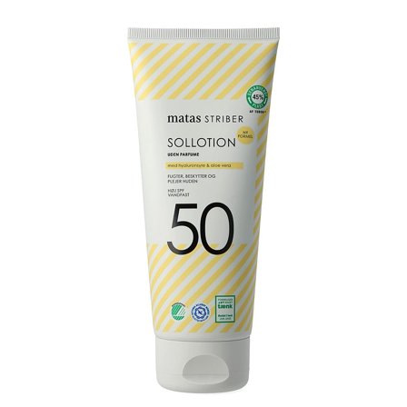 Matas Striber Sollotion SPF 50 Uden Parfume 200 ml, Skincare, Solpleje, Solcreme