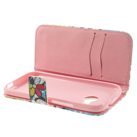 Moberg (Tecknade Blommor) HTC One Mini 2 Flip-Fodral