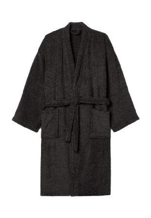 Åhléns Home Badrock STELLA Badrumstillbehör Svart L/XL