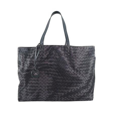 Bottega Veneta Vintage, pre-owned bag Intrecciato Zwart, Dames, Maat:ONE Size,synthetisch
