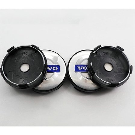 4 stk 60 mm Auto Center Caps Navkapslar for Volvo S40 S60L S80L X