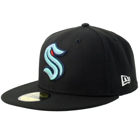 New Era - Negro fitted Gorra - Seattle Kraken 59FIFTY Black Fitted @ Hatstore