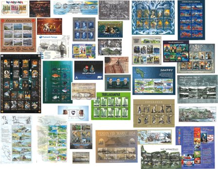 Færøerne 1983-2009 - 36 forskellige miniark - Stemplet