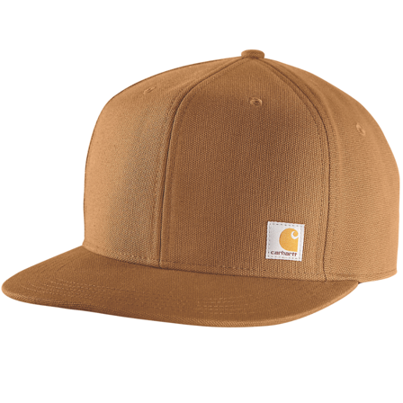 Carhartt Workwear Carhartt M's Firm Duck Flat Brim Cap Carhartt Brown