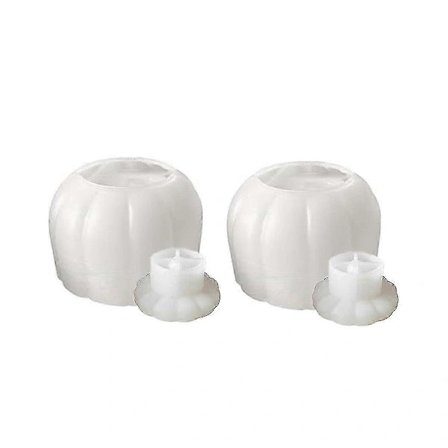 (2-pak) Græskarkrukke, harpikskrukke græskar silikone til epoxyharpiks Thanksgiving-gave