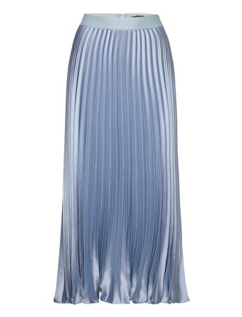 Gavino Skirts Pleated Skirts Blå Weekend Max Mara*Betinget Tilbud