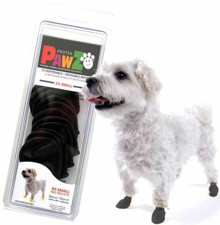 Pawz Dog Boots Black XXS