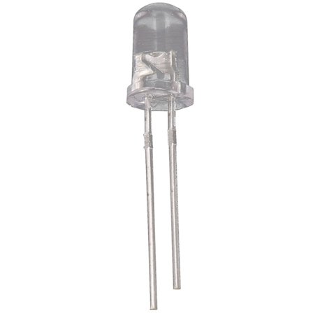 100 stk. 5mm hvide LED-dioder DC 3v 20ma pære elektroniske komponenter lysemitterende diode (hvid (6000K-9000K))