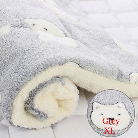 Pet Mat Hundfilt Liggunderlag GRÅ XL