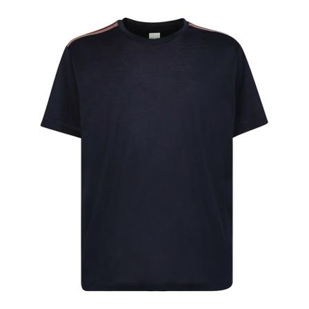 PS By Paul Smith Classic cotton t-shirt Blå, Herre T-shirts