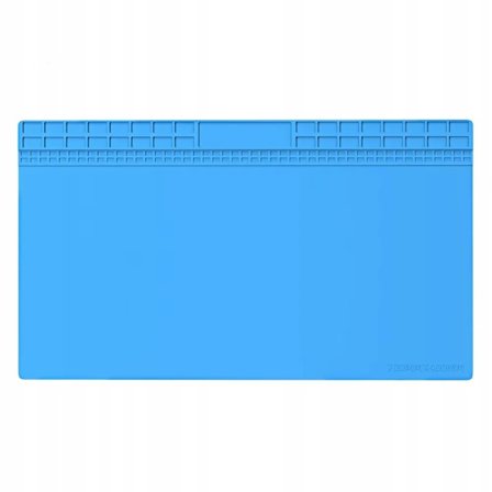 Silikone Servicearbejdsmåtte 700X400 Mm – Antistatisk, Varmeresistent | Rum til Værktøj | til Elektronik og Lodning