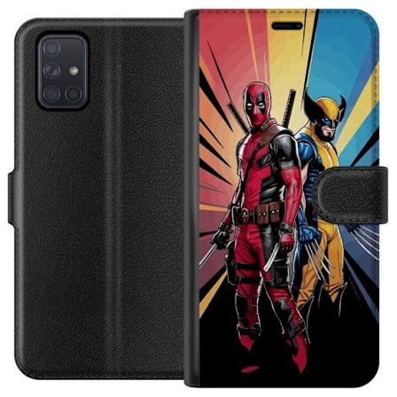 Kompatibelt Plånboksfodral till Samsung Samsung Galaxy A71 Wolverine